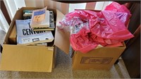 2 BOXES - BOOKS & MISC