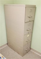 4 DRAWER METAL FILE CABINET