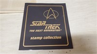 STAR TREK NEXT GENERATION STAMP COLLECTION FOLDER