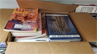 BOX OF STAR TREK RELATED BOOKS & TV GUIDES