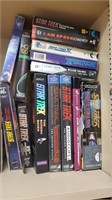 VARIOUS STAR TREK COMPUTER GAMES & VHS MOVIES