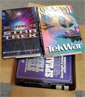 BOX OF STAR TREK BOOKS
