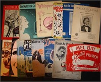 Vintage Lot of Sheet Music