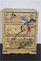 Decorative Handpainted Japanese Dresser Box