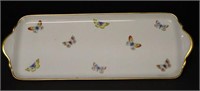 Tharaud Limoges Butterfly Tray