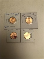 4 - Lincoln Penny Proofs