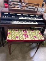 Hammond Wood Organ With  Bench Rhythm II
