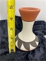 Vintage Native American Acoma Pottery Vase