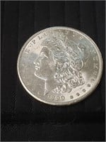 USA Silver Morgan Dollar 1890 AUNC
