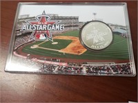 A Silver Plated Medallion " All Star Came 2010"