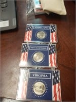 USA Commemorative Gallery 3 Mint Quarters