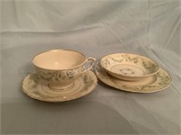 Syracuse China Federal Shape 4 Piece Setting