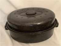 Granite Ware Large Roasting Pan w Lid