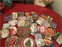 Collection of Themed Paper Plates & Napkins