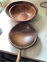Wood Mixing/Serving Bowls