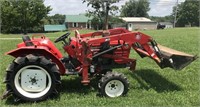 Yanmar 2020D 4 WD tractor w/ front loader