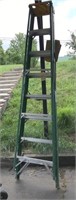 8' fiberglass ladder