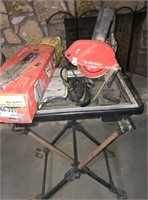 Husky tile saw with stand, Brutus tile cutter