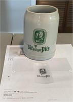 Beer stein - XL Stoneware Bitburger Pils