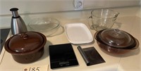 Mixing bowl, chopper, scale, cookware