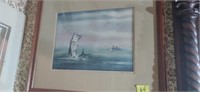 24" by 19.25" Tarpon Fishing Byron Ward Framed