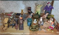 Group Vintage Figurines and Toys