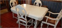 1930's table and 4 chairs.  Lovely but need love