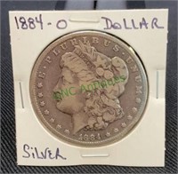 Coin - 1884-O Morgan silver dollar(1178)