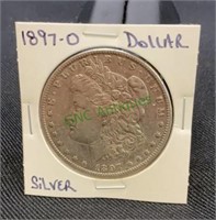 Coin - 1897- O Morgan silver dollar(1178)