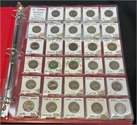 Coins - Jefferson nickel collection, 69 different