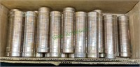 Coins - 27 rolls of 1960 D uncirculated