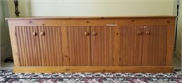 Large Vintage Pine Storage Cabinet