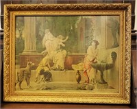 Luigi Crosio "A Scene From Pompeii" Print