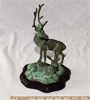 VINTAGE PATENATED METAL STAG