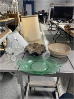 Assorted glass dishes