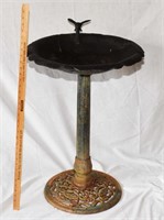 METAL BIRD BATH - COULD USE CLEANING