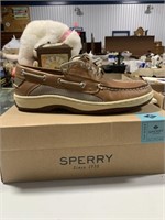 Sperry Billfish Dark Tan shoes. New in the box