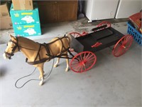 Johnny West Horse and Wagon