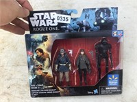 Star Wars Rogue One 3 figurine set. NEW