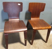 PAIR OF PLYCRAFT CHAIRS - MADE IN CHINA