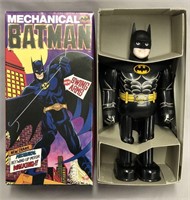 Boxed Tin Litho Mechanical Batman Billiken