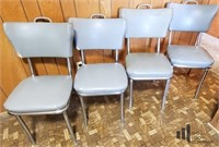 Set of Four Handle Back Chairs