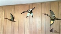 Mid-Century Geese in Motion Wall Art