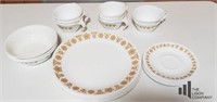 Corelle Butterfly Gold Dishes