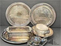 Collection of Silver-plated Serving Dishes