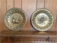 Embossed Brass Wall Plates