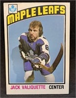 1976 OPC #294 Jack Valiquette Hockey Card