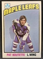 1976 OPC #367 Pat Boutette Hockey Card