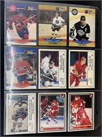 Sheet of NHL '90 Pro Set & 7th Inning Sketch Hocke