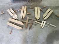 7 Wooden Handscrew Clamps